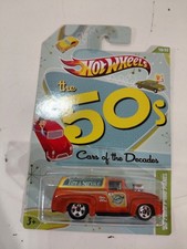 Nip Hot Wheels Cars Of The Decade 164 Diecast 1950s Ford F-100 Delivery Truck