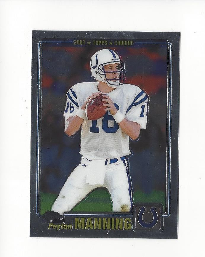 2001 Topps Chrome #98 Peyton Manning Colts