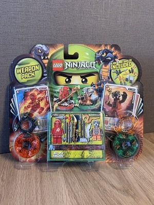 Lego Ninjago 9591 NRG Kai & Chokun Spinner Waffenpaket, Neu Sealed
