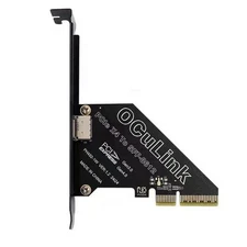 PCIe 4.0 X4 to Oculink SFF8611/8612 Expansion Card to SFF-8639 U.2 SSD for8086