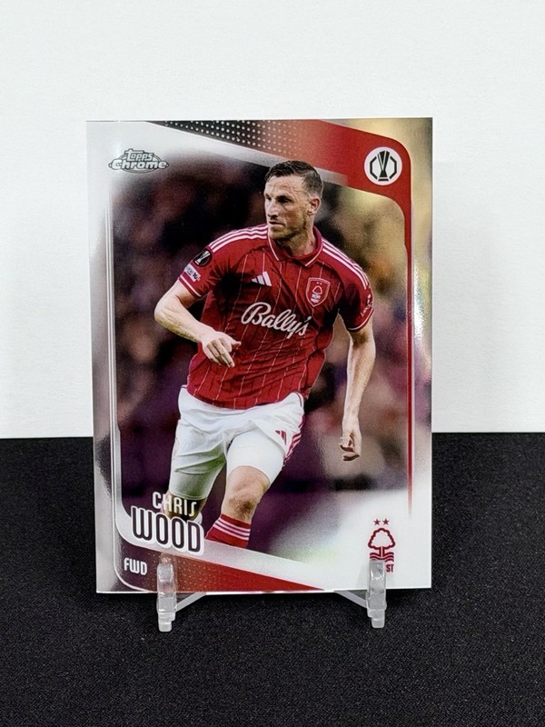2025-26 Topps Chrome Uefa Club Competitions - Chris Wood #186