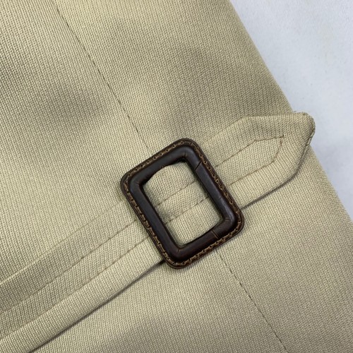 Vintage 70s JCPenney Mens Trench Coat 42 Reg Overcoat Classic Lined True Vintage - Picture 11 of 18