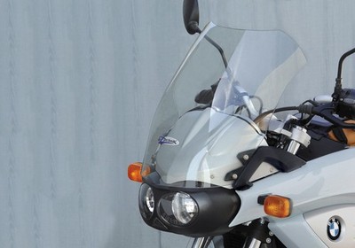 ZTECHNIK Windschutzscheibe grau getönt ABE passt für BMW F 650 CS(01-05)