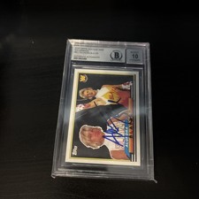 ALUNDRA BLAYZE WWE AUTHENTIC HAND SIGNED AUTOGRAPHED CARD BECKETT 10