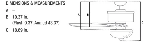 Hunter Fans - Hepburn 52 Inch Ceiling Fan with LED Light Kit and Wall - Picture 2 of 4