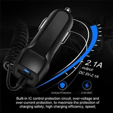 Fast Car Charger Adapter iPhone 17 Pro Max/17 Air/16 Pro/Samsung Type USB-C