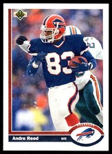 Andre Reed 1991 Upper Deck #43 Buffalo Bills NFL READ FREE SHIPPING AutographDen