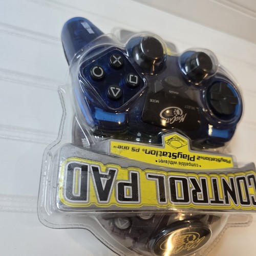 Unopened Catz Dual Force Blue Wired Controller For PlayStation 2 PS2 - Picture 6 of 8
