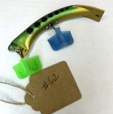 Moby Dick Mfg. Co. Green/Red Floater Aluminum Fishing Lure