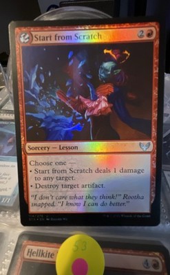 Start from Scratch Strixhaven: School of Mages Foil