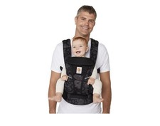 ErgoBaby Embrace Baby Carrier Newborn 7 lbs - 25 lbs Omni Breeze, Onyx Blooms