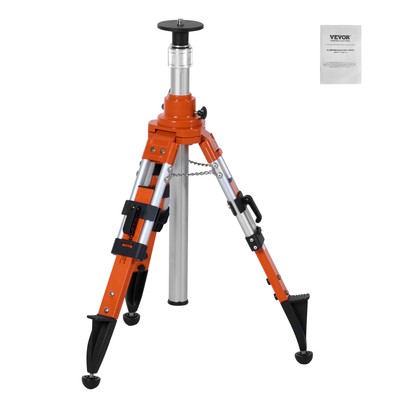 VEVOR Laser Level Tripod Stand 5/8''-11 Thread 27.16-67.71 in Height Adjustment