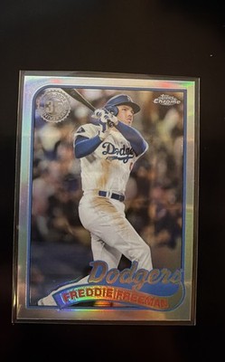 2024 Topps Chrome Update Series - 1989 Topps Baseball Freddie Freeman #89CU-16