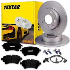 TEXTAR BREMSSCHEIBEN 300mm + BELÄGE HINTEN passend für AUDI A4 B9 8W + A5 5F