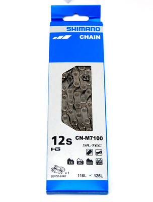 Shimano CN-M7100 Fahrradkette SLX 105 12-fach 126 Glieder Quick-Link Schloss