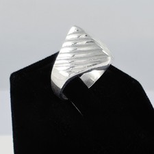 Taxco Sterling Silver Ring Vintage Mexico 925 Mid-Century Modernist Size 6.5