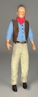 Vintage John Wayne Puppe - 45 cm groß - sehr guter Zustand