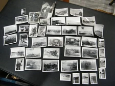 LOT Vintage Black white Soldiers WWII origional Photograph photo prints pictures