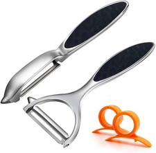 Pelapatate Professionale con Lama Laterale in Acciaio Inossidabile, Patate 