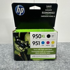 HP 950XL/951 C2P01FN Black/Cyan/Magenta/Yellow Ink Cartridge Exp: 05/2022