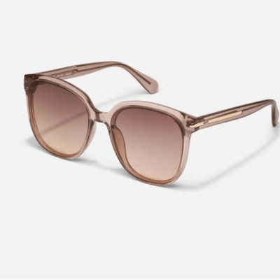 NEW! Quay Crystal Doe Rent  Free sunglasses Elegant Brown Sunglasses