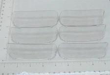 1958-63 Plastic Tonka Replacement Windshield Group Of 6 Toy Parts TKP-008-6 