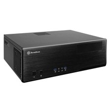 SilverStone Grandia GD05 HTPC PC Black DTX Micro ATX Mini-ITX SST-GD05B-USB3.0