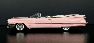 Danbury Mint 1959 Pink Cadillac Series 62 Convertible Diecast W