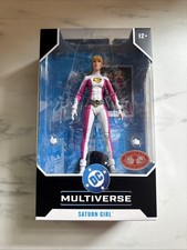 McFarlane Saturn Girl Platinum Chase Edition DC Multiverse IN HAND SAME DAY SHIP
