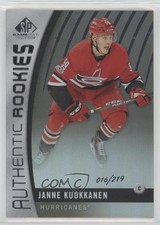 2017-18 SP Game Used Authentic Rookies Rainbow 16/219 Janne Kuokkanen #92 0n8