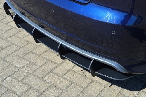 For Audi S3 8P 09-12 3-Door Rear Bumper Diffuser Addon with - Picture 2 of 9