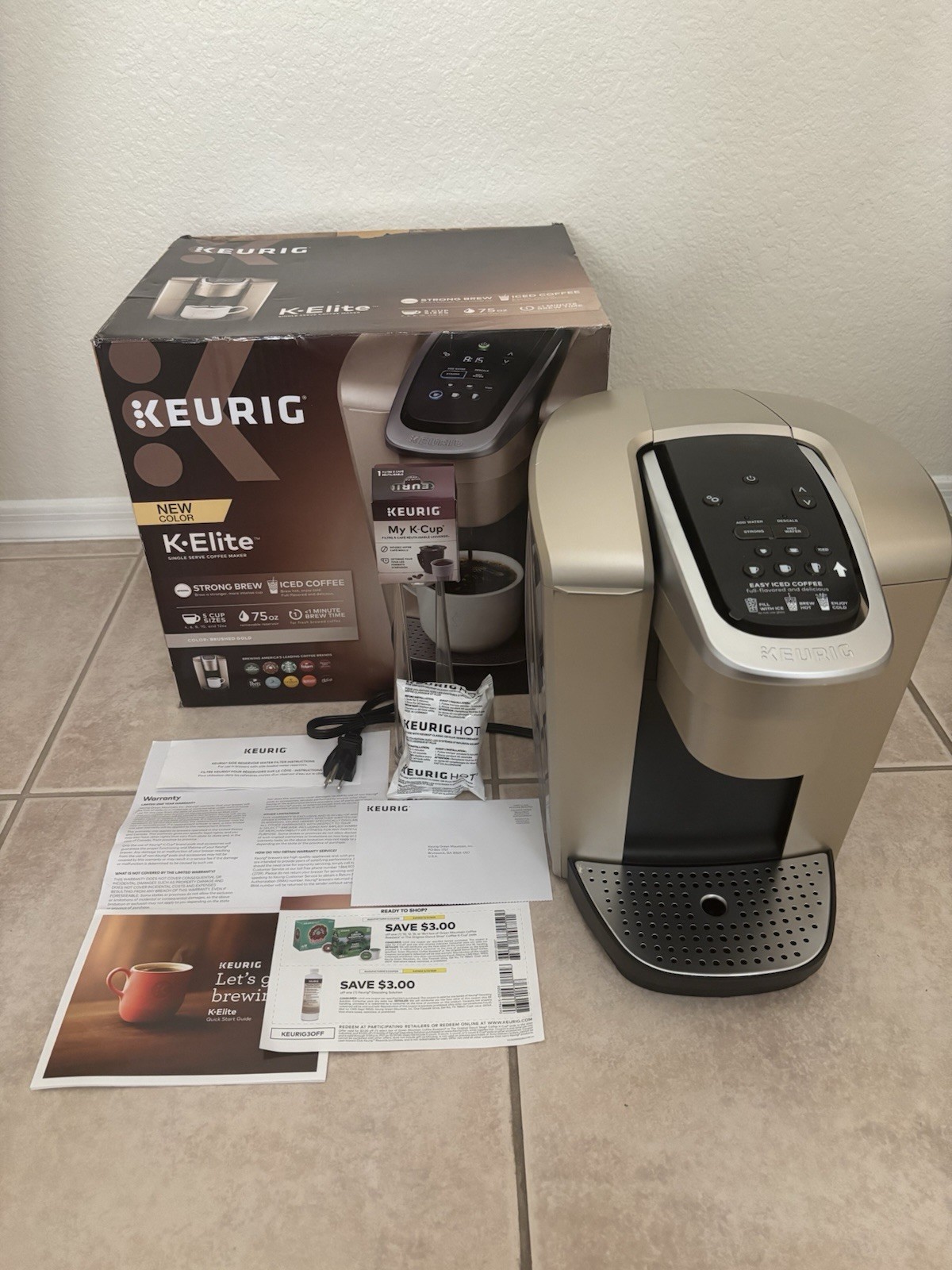 - Fast Brewing, Iced - Hot Gold K-elite