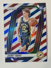 2024-25 Panini Prizm - Johnny Furphy #237 Red White & Blue Prizm (RC)
