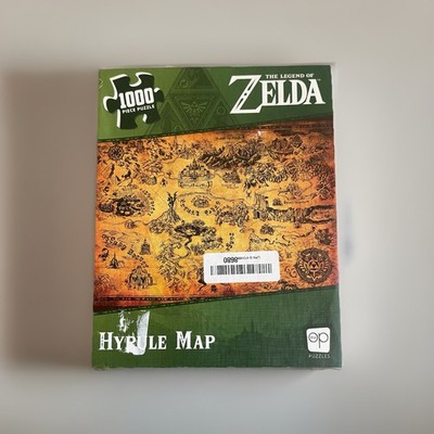 Legend Of Zelda Hyrule Map 1000 Pc Jigsaw Puzzle Usaopoly Complete