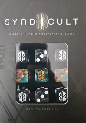 Syndicult 9er Set Sechsseitige Würfel Kritische Rolle Dungeons & Dragons Selten Neu