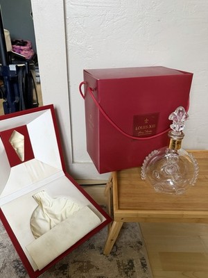 Rémy Martin Louis XIII Grande Champagne Cognac Empty Liquor Bottle with Box