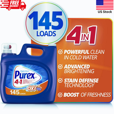 Purex Advanced Oxi Power Laundry Detergent 145 Wash Loads 218 Fl Oz