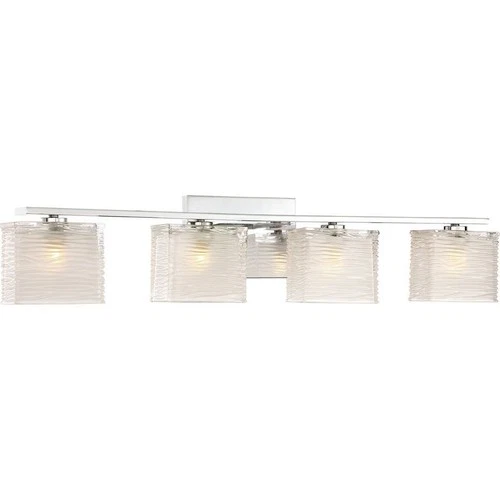 Westcap 4 Light Transitional Bath Vanity - 6.75 Inches high-Polished Chrome - Picture 6 of 7