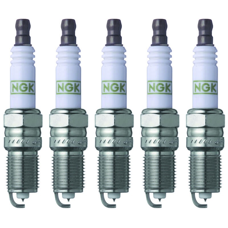 NGK Spark Plug 3186 5-PACK G-Power TR5GP 14mm Copper Core Platinum, HR 5