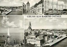 AK - Gruss aus Barth - Ostsee - Multiview mit Hafen und Bodden