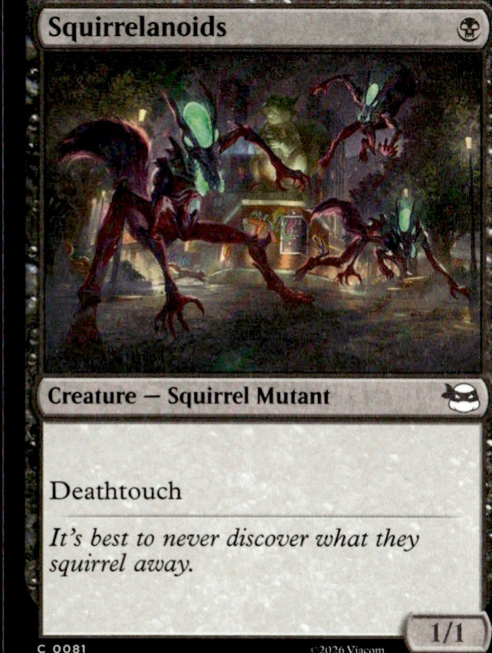 Teenage Mutant Ninja Turtles MTG Squirrelanoids #C 0081
