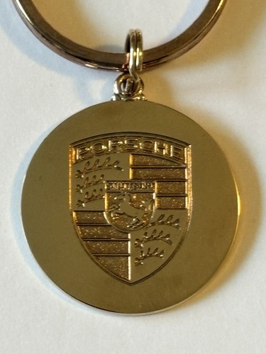 RARE EXQUISITE 1970s “VINTAGE”PORSCHE”DEALERSHIP ENGRAVED BRASS/KEYRING/FOB/LQQK - Picture 4 of 18