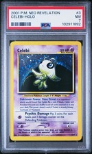 2001 DOUBLE HOLO ERROR Mislabel Celebi #3 3/64 Neo Revelation Holographic -PSA 7 on eBay