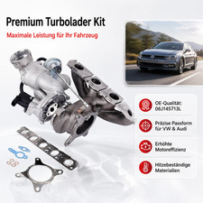 Kompletter Turbolader als Austauschteil für VW Audi Seat OE 06J145713L