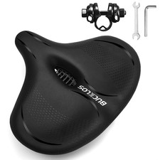 Extra Large Black Ebike Seat Wide Comfort Bike Seat for Men Women Extra Large