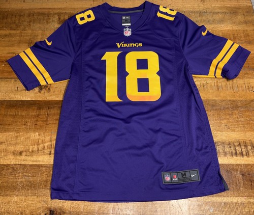 Nike Justin Jefferson #18 Minnesota Vikings NFL On Field Jersey Mens Medium