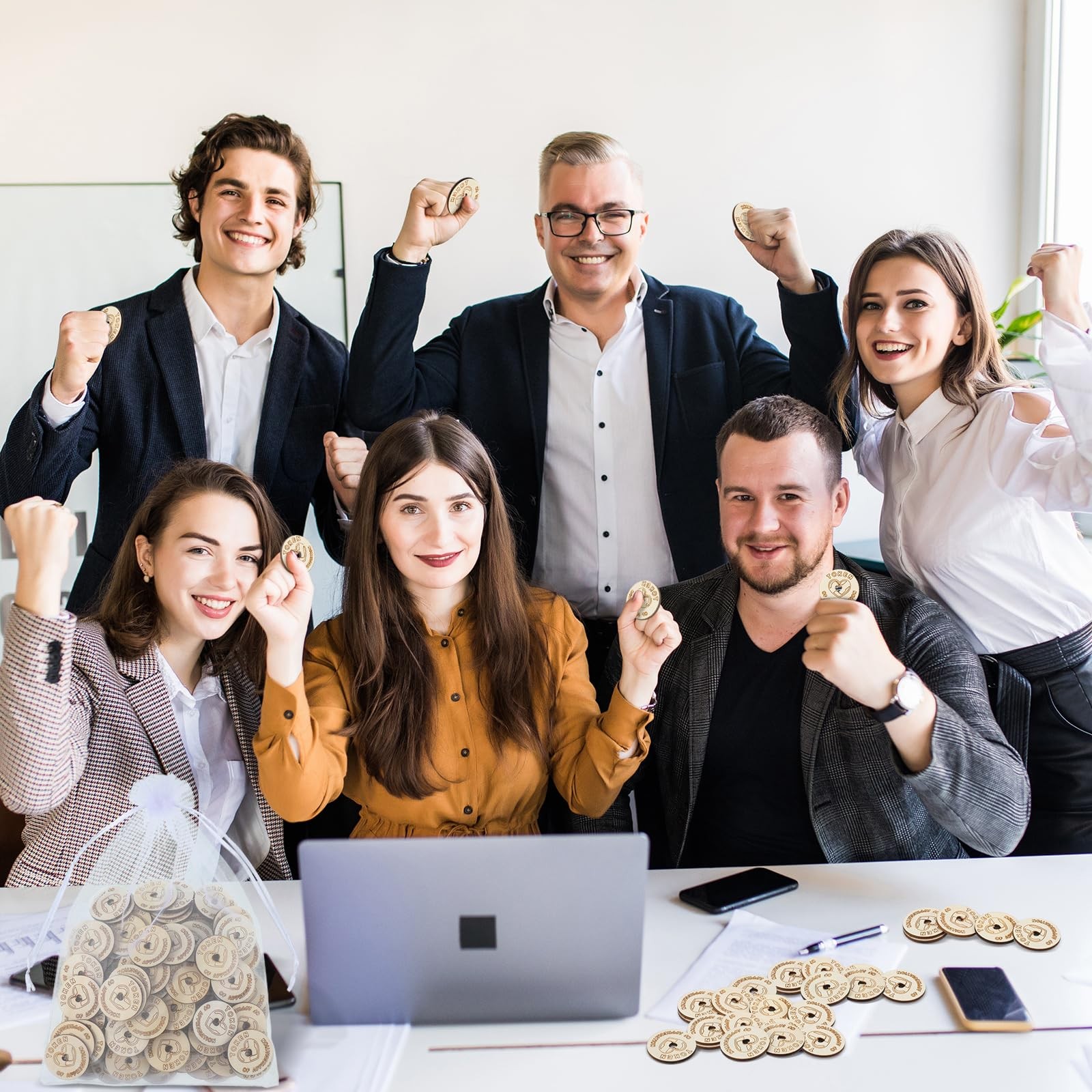 120 Pcs Token of Appreciation Coins Bulk for Appreciation Kindness Coins Chri...