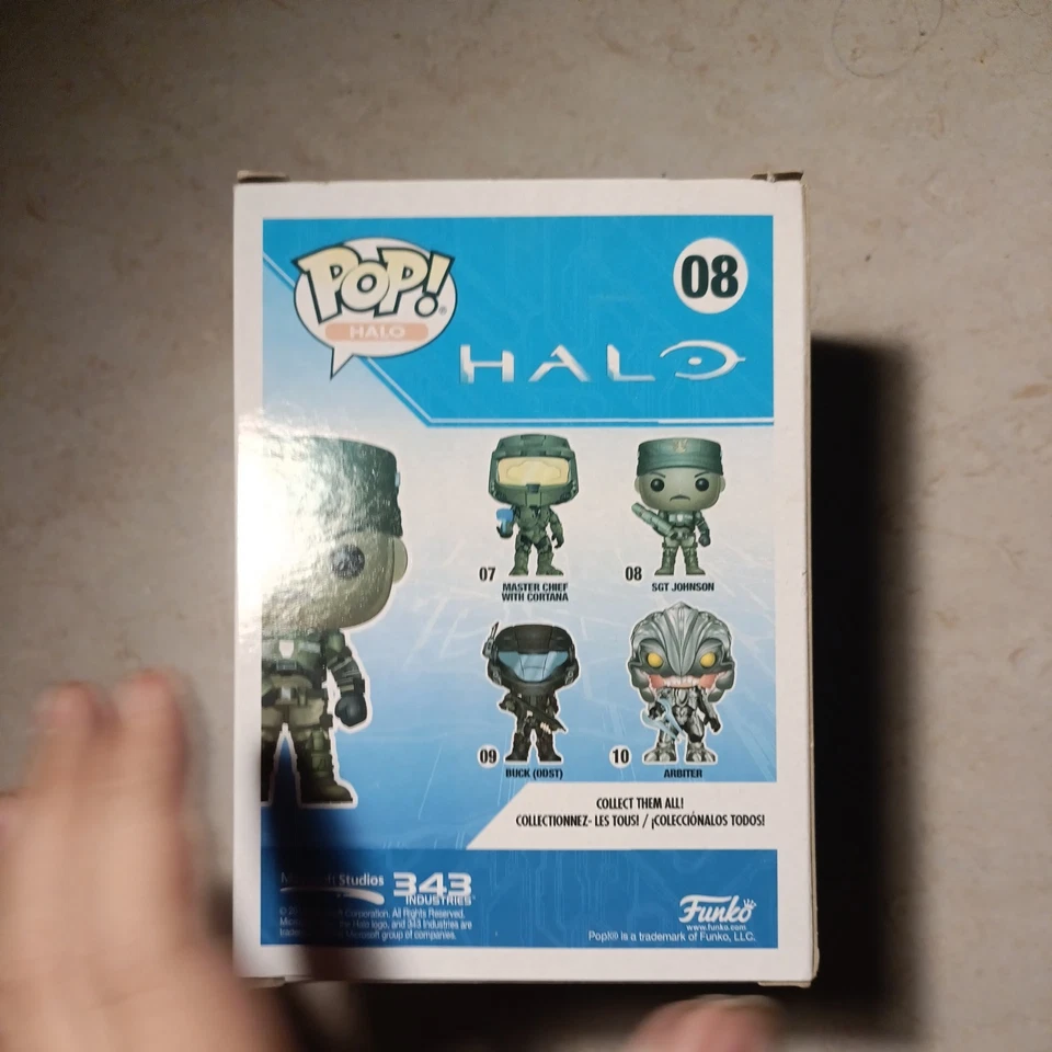 Funko POP! Vinyl Figure Halo #08 - Sgt. Johnson lost a little colour - Image 3 of 4