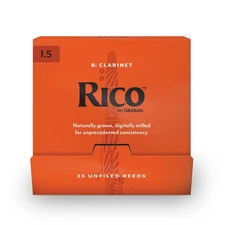 D Addario Rico 1.5 Strength Woodwind Reeds For Students And Jazz Musicians