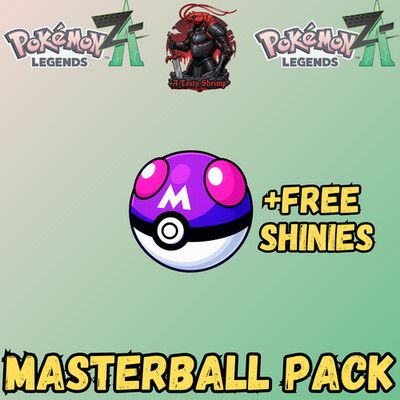 Pokemon Legends ZA Masterball Pack Bundles Items Shiny Legends Z-A | eBay